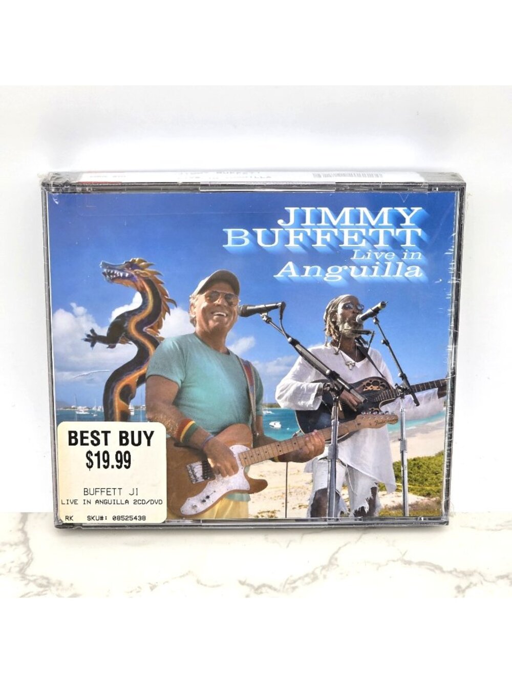 Jimmy Buffett Live in Anguilla 2 CD plus DVD Set NEW Sealed  Live Concert